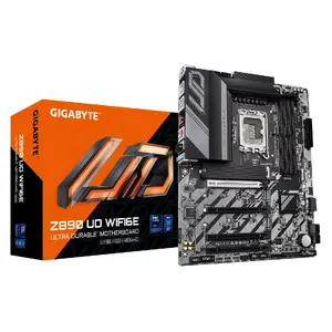 Материнская плата GIGABYTE Z890 UD WIFI6E — Intel Z890, LGA 1851, ATX, DDR5, 4 слота, до 256 ГБ