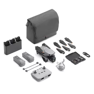 Kvadracopters DJI Air 3s, 50 MP kamera, 4K video, 27 m/s ātrums, 32 km darbības rādiuss, 42 GB atmiņa, pelēks