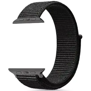 Nilaine siksniņa Tech-Protect priekš Apple Watch 44/45/46/49 mm, melna