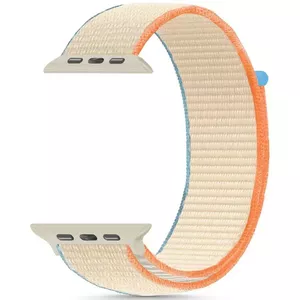 Nylon watch strap Tech-Protect for Apple Watch 40/41/42mm — cream