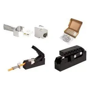 Сетевой кабель LogiLink Keystone Jack Cat.6A STP SlimLine 14.5mm 22-26 AWG 24 pieces
