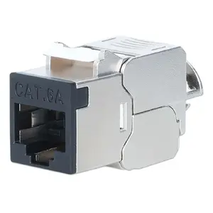 Intellinet 791298 Keystone Module Flat Black RJ-45