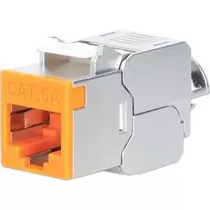 Сетевой кабель Intellinet Cat6a 10G STP Keystone-Modul 0.5m Оранжевый
