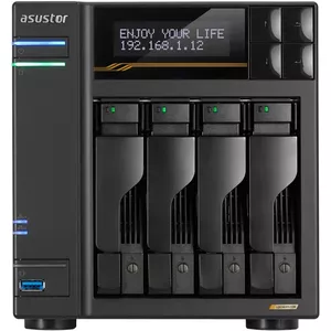 NAS-система Asus ASUSTOR AS6804T Gen3, 4 отсека для накопителей, сетевое хранилище для дома и офиса