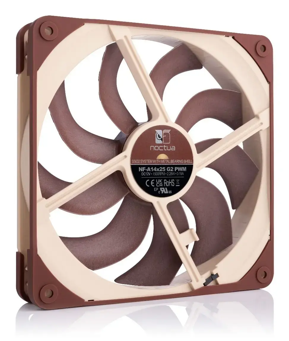 Noctua NF-A14x25 G2 PWM 140 мм вентилятор Photo 2