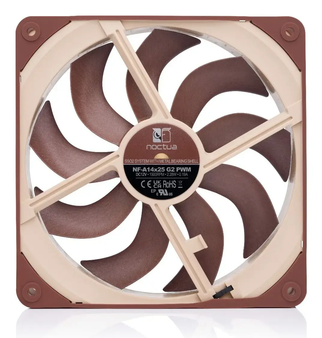 Noctua NF-A14x25 G2 PWM 140 мм вентилятор Photo 4