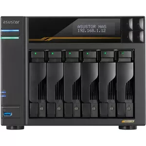 NAS-система Asus ASUSTOR AS6806T Gen3 6 отсеков с 6 ТБ памяти