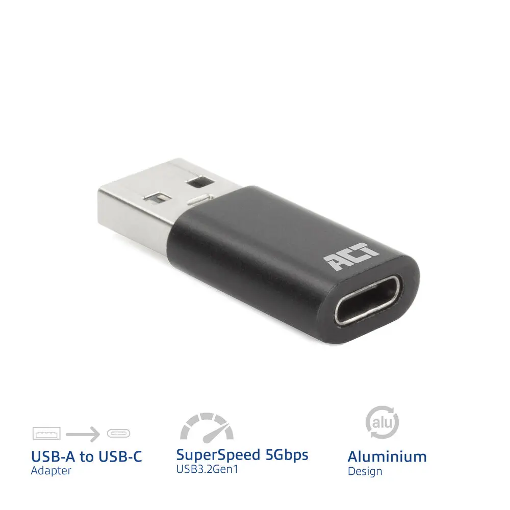 Адаптер ACT AC7376 USB-A на USB-C Photo 4