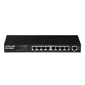 Сетевой коммутатор Edimax TGS-3109XT управляемый, 8 портов 2.5G Ethernet, поддержка 10G, настольный, черный