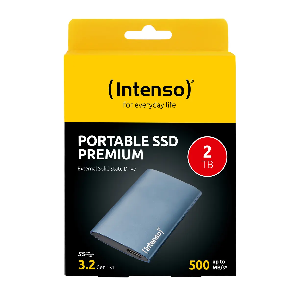 Intenso Premium Edition 2 TB External SSD Blue Photo 2