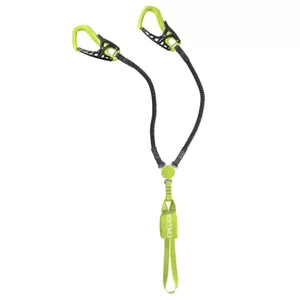 Fall arrest lanyard Edelrid CABLE COMFORT TRI — black/green, 532 g, min user weight 40 kg