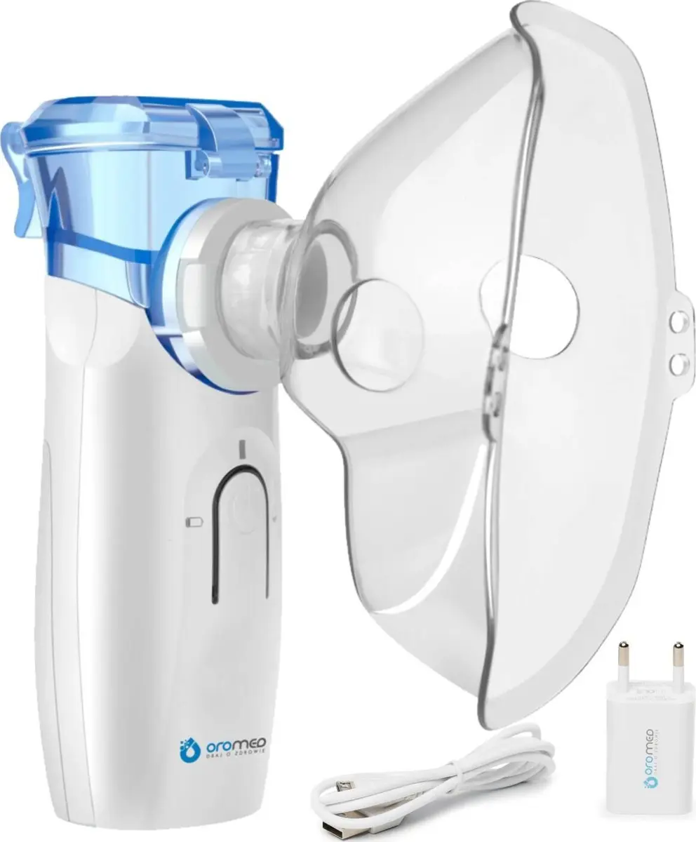 Pārnēsājams mesu inhalators ORO-MED ORO-MESH FAMILY+ZASILACZ
