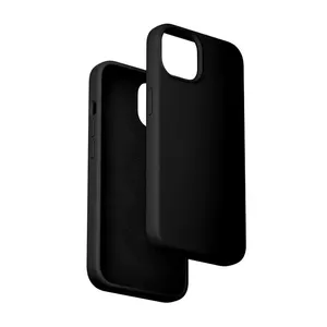 Silikona maciņš Vention KUFB0-20 priekš iPhone 15 Plus — melns, plāns aizsargvāciņš