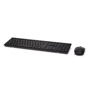 Клавиатура DELL KM636 Мышь в комплекте Универсальная RF Беспроводная QWERTZ Немецкая Черная