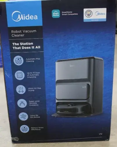Robotu putekļsūcējs Midea V12, V12 WhiteSO