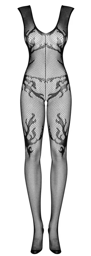 Catsuit Obsessive F241 S-L melns Photo 4