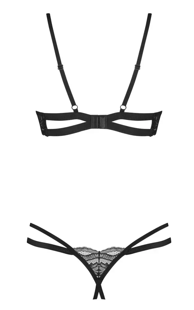 Комплект Obsessive Nutris M/L Black Photo 5