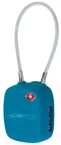 Bag Tracker Boompods LOCK TSA Ocean Blue — luggage tracker with TSA override