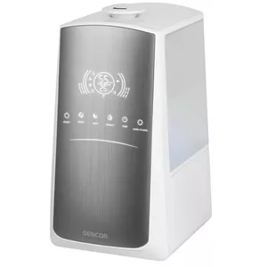 Humidifier SENCOR SHF7647WH — ultrasonic, 4–5 L tank, up to 400 ml/h, 30/110 W, remote, LED display