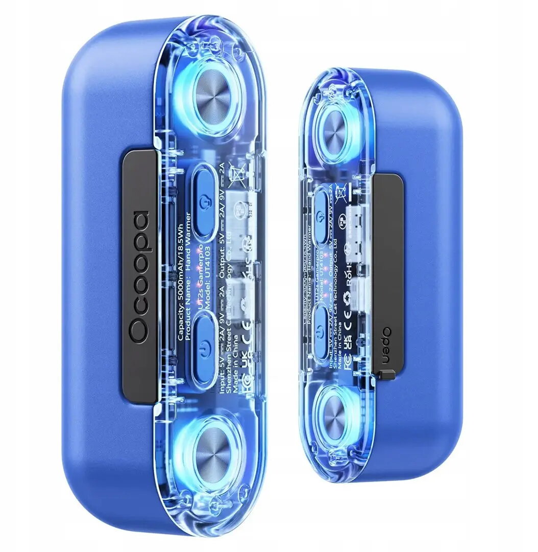 Pārnēsājams elektriskais sildītājs Ocoopa UT4103 Blue