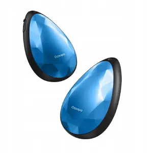 Uzlādējams roku sildītājs Ocoopa UT3041 — 2×2000 mAh, 3 siltuma līmeņi, līdz 5 h, alumīnijs, zils