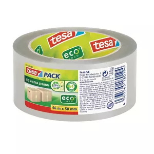 Līmlente Tesa 58297-00000-00 — piemērota kartonam un papīram, ruļļa garums 66 m