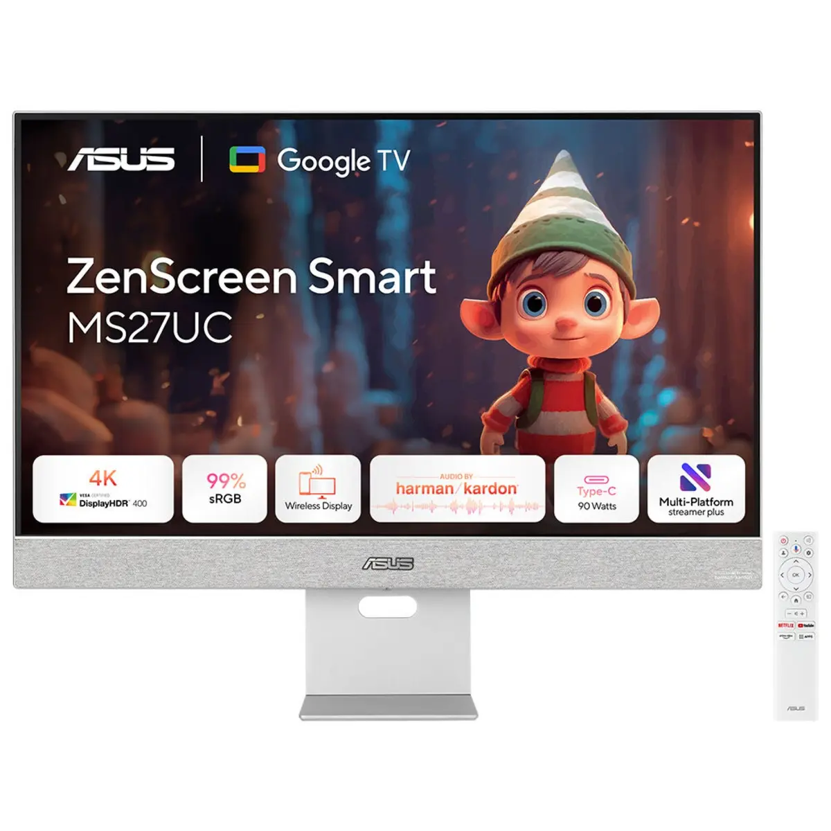 ASUS ZenScreen Smart Monitor MS27UC 27