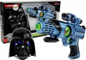 Laser Pistol Set with Warrior Space Mask, LEAN Sport 7095
