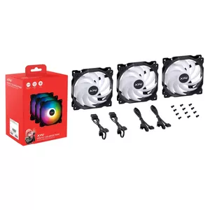Ventilators XPG VENTO 120 ARGB PWM 12 cm Melns 3 gab 300-1850 apgr./min 29 dB