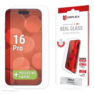 Защитное стекло Displex для Apple iPhone 16 Pro Устойчивое к царапинам