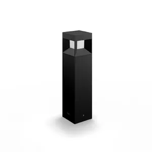 Philips myGarden 1648130P0 Outdoor Pedestal Light, LED, Black, Aluminium