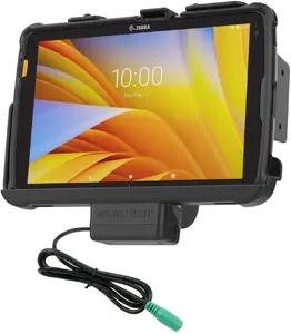 Dock Power accessory for Zebra ET40/ET45 10in tablet — mounting and power solution (MPN 3PTY-RAM-HOL-ZE21PU)