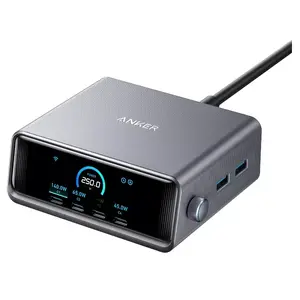Iekštelpu lādētājs Anker Prime GaN A2345341 Ātrā uzlāde Universāls Melns