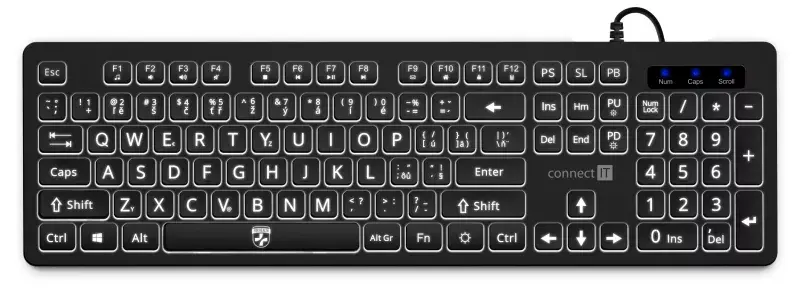 Connect IT CKB-7100-CS Keyboard Photo 2