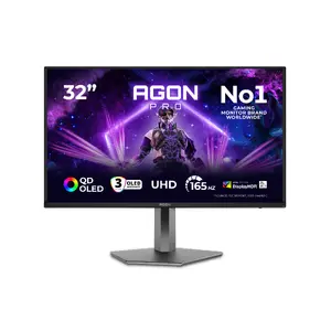 Игровой монитор AOC AGON PRO AG326UD 31.5 дюйм 4K Ultra HD QD-OLED 3840 x 2160 пикселей 165 Гц черный