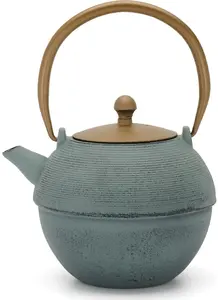 Cast iron teapot Bredemeijer Sakura 1.2 l blue