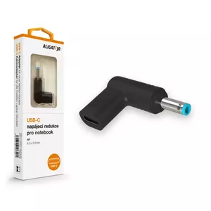 Power Adapter ALIGATOR CONT009 USB-C to 4.5×3.0 mm for HP laptops