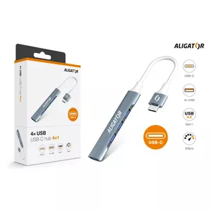 USB hub ALIGATOR AHUB002 with 4x USB-C ports