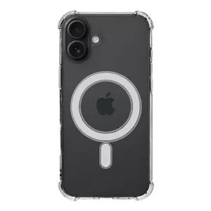 Protective Tactical phone case for Apple iPhone 16 Plus, MagForce Plyo, transparent