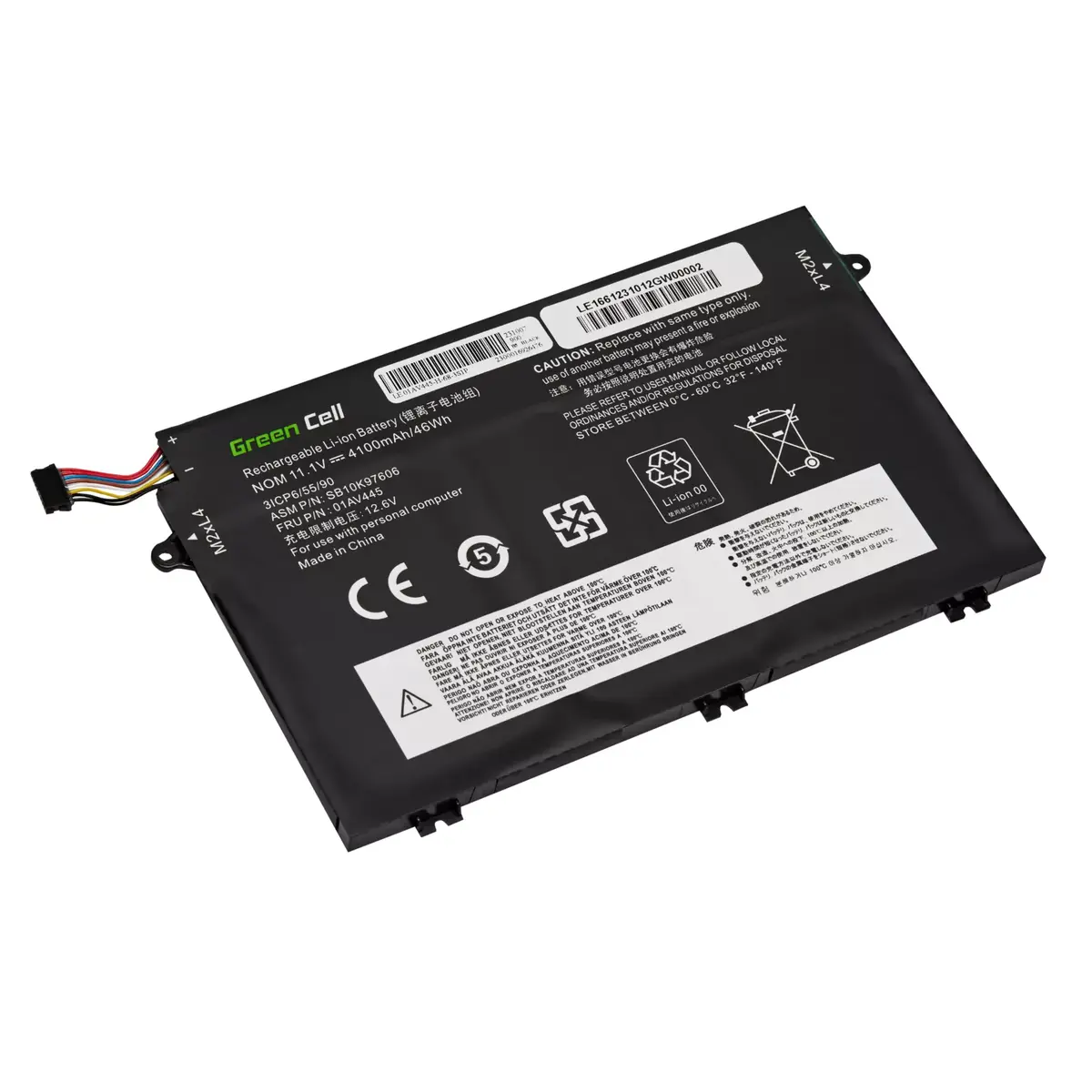 Green Cell battery L17C3P51 for Lenovo ThinkPad E-series Photo 2