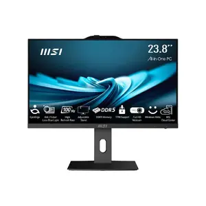 All-in-One datorstacija MSI PRO AP241P 14M — Intel Core i7-14700 2,1 GHz, 23,8" ekrāns, 16 GB DDR5 5600 MHz, 1 TB SSD, Intel UHD, Windows 11 Pro, melna