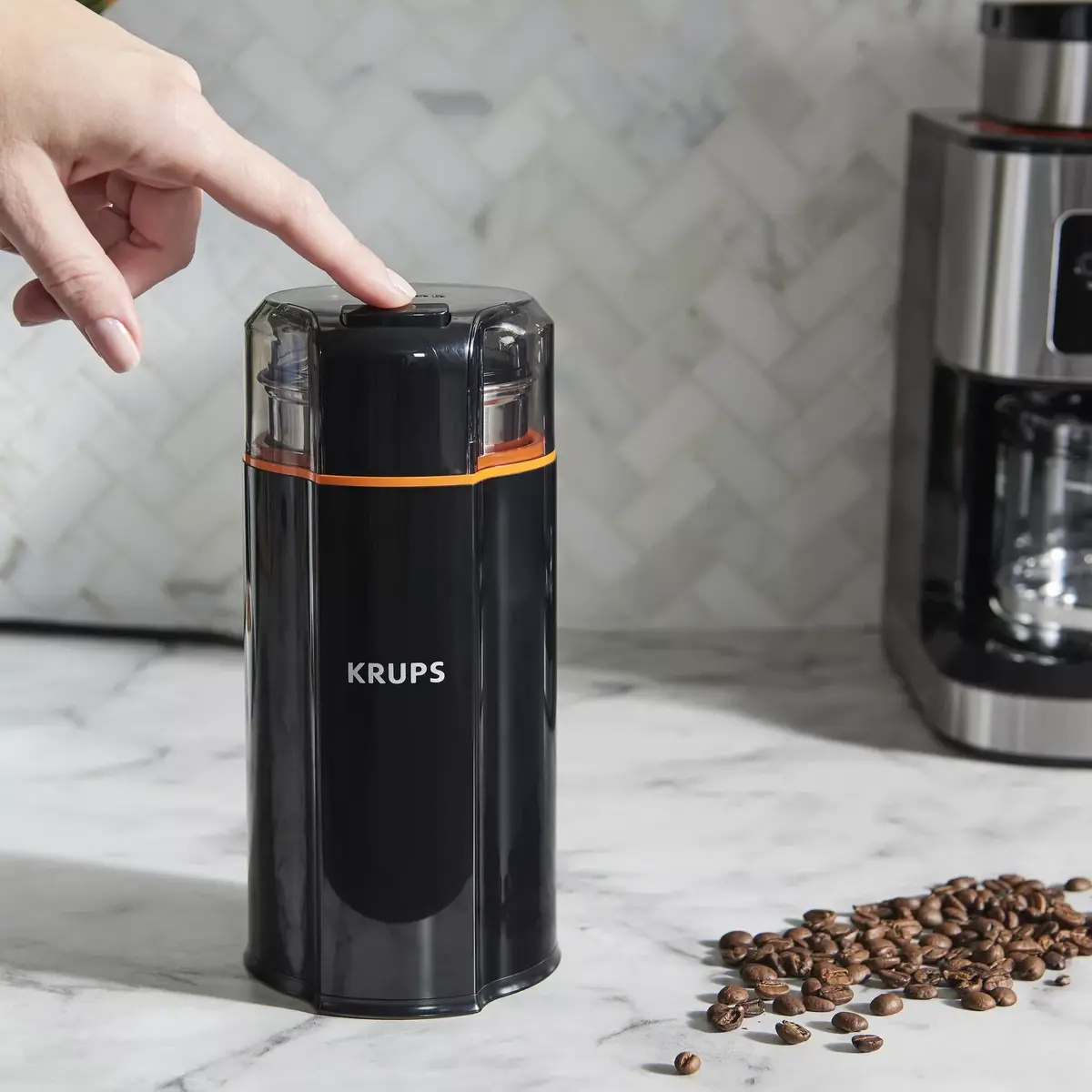Режущий кофемолка Krups Silent Vortex GX3328 Photo 5