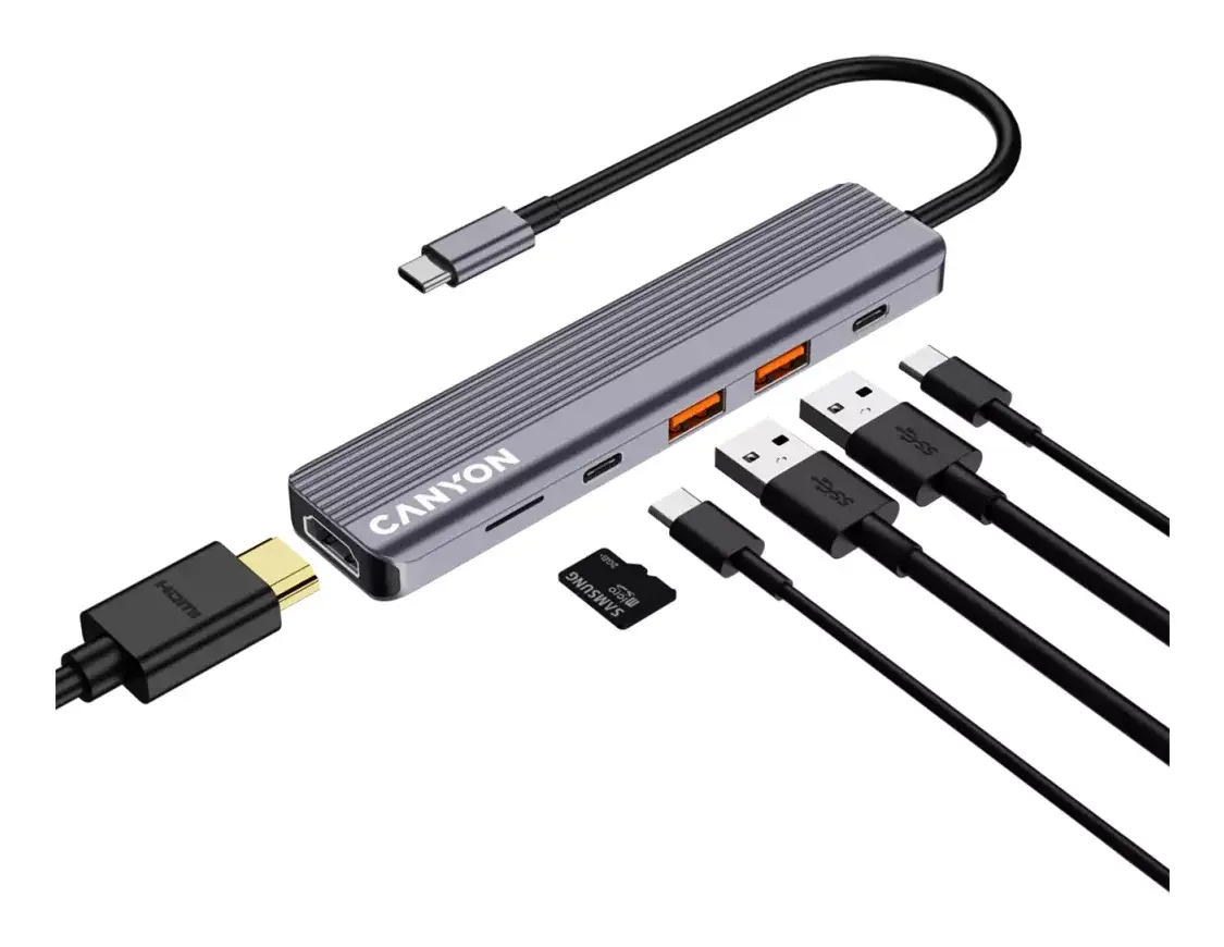 CANYON DS-17 USB Type-C хаб Photo 3