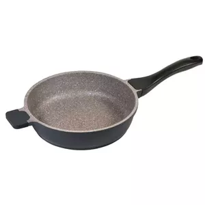 Deep Fry Pan Carl Schmidt Sohn K2 24x6.2 cm, cast aluminum, GREBLON 5-layer Granite coating, brown