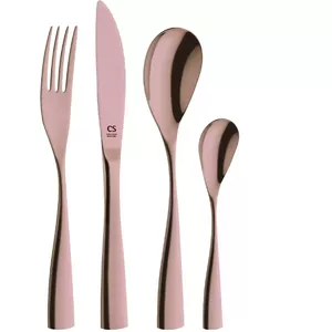 Cutlery set CS Kochsysteme Bocholt 24 pcs — stainless steel 18/0, Rose Gold PVD coating