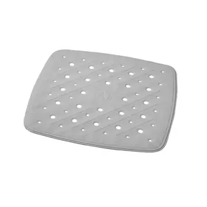 Bath/Shower Mat RIDDER PROMO 51x51 cm, grey, anti-slip surface