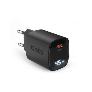 Mobilā ierīce lādētājs SBS TETRGANLCD1C45K Universāls Melns AC Ātrā uzlāde