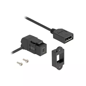 DeLOCK 67155 cable gender changer Mini DisplayPort DisplayPort Black 0.3m