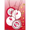HERMA Christmas 3D Stickers Red Silver Photo 2