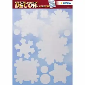 HERMA Window Picture Snowflake 15757 Removable White Film